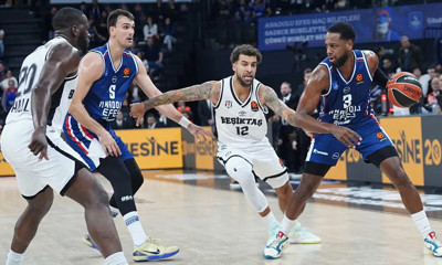 EuroLeague'de Türk derbisi: Beşiktaş direndi, Anadolu Efes geçit vermedi!