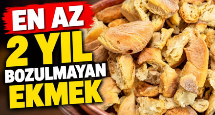 En az 2 yıl bozulmadan bu ekmek saklanıyor! Sivas'ın Suşehri ilçesinde yapılıyor