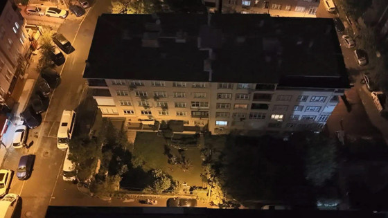 İstanbul’da kolonlarından ses gelen 5 katlı binaya tahliye!