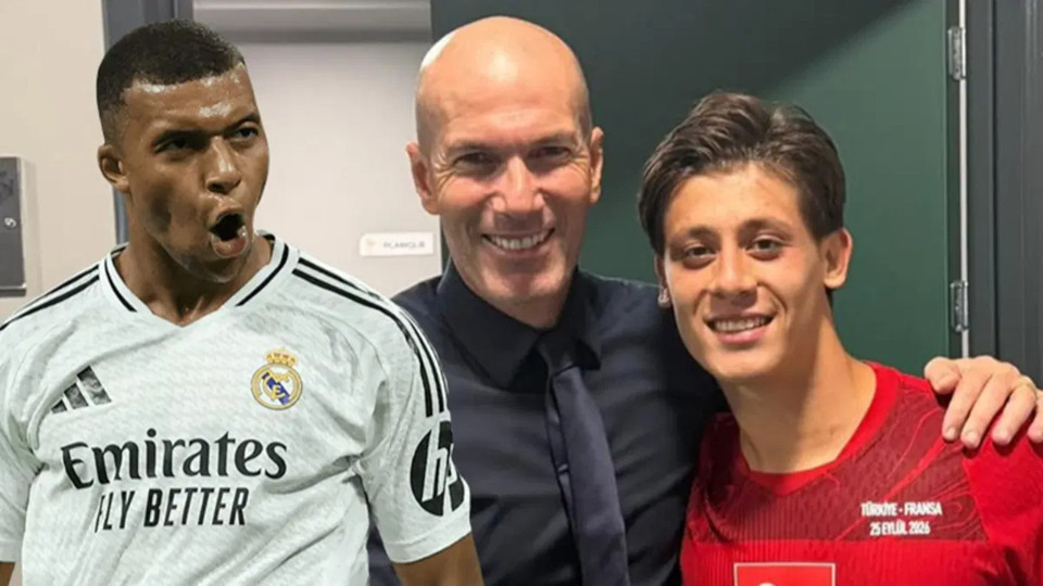 Kylian Mbappe, Arda Güler'in Zidane fotoğrafına takıldı: 'Bu kez asist senden'