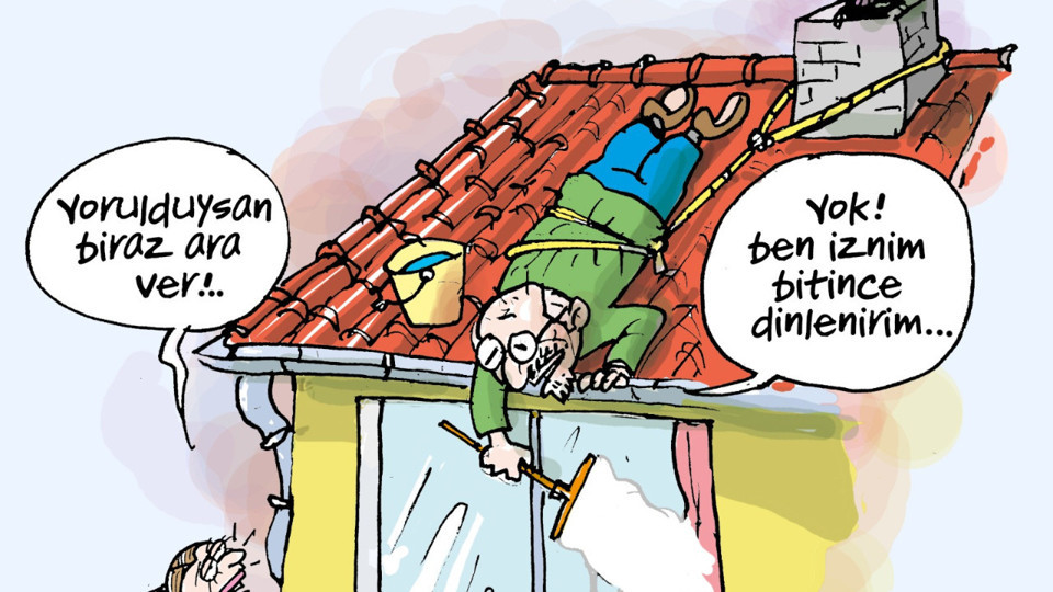 İzin de neymiş...