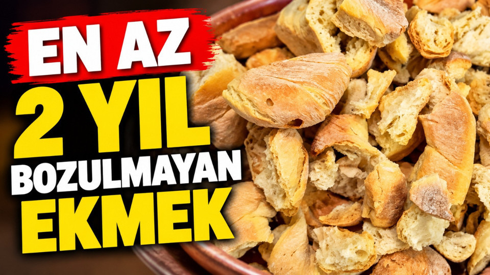 En az 2 yıl bozulmadan bu ekmek saklanıyor! Sivas'ın Suşehri ilçesinde yapılıyor