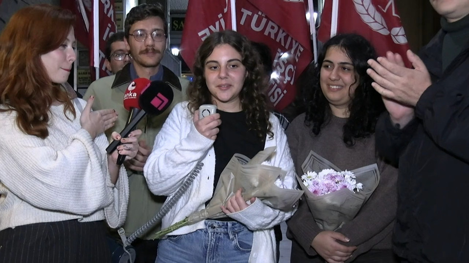 Tahliye edilen TİP'li gençlerden açıklama: "Gözdağlarıyla bizi korkutamazlar!"